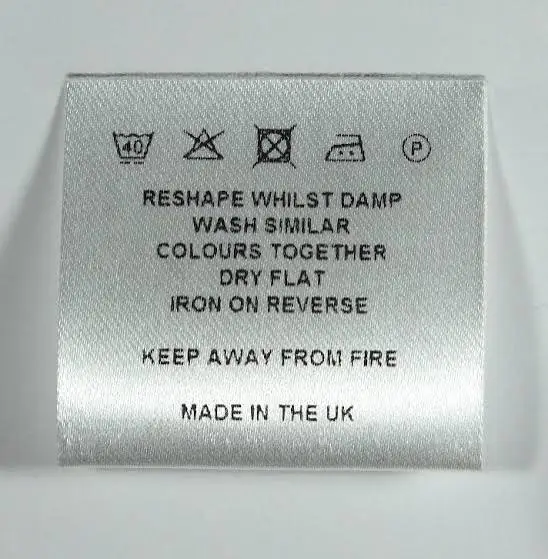 Custom Private Label Satin Care Labels